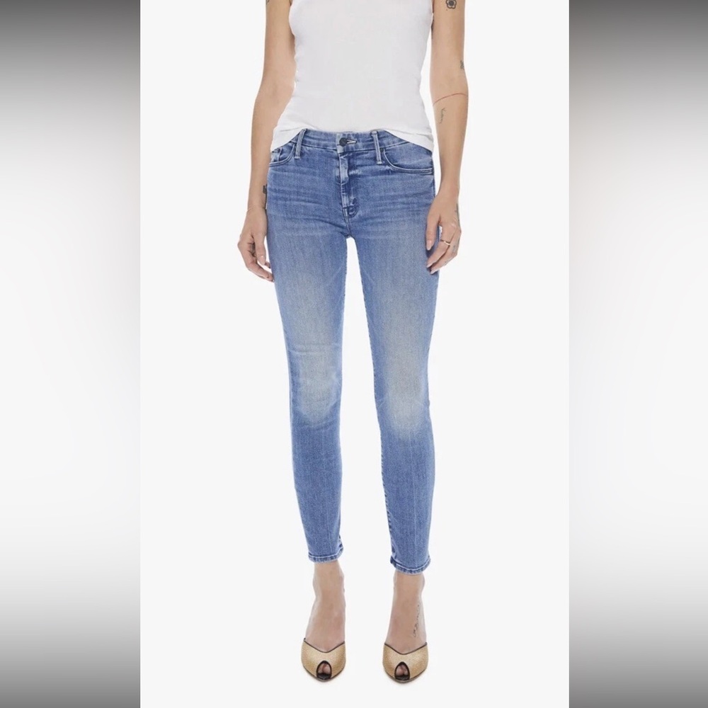 MOTHER Jeans The Looker Ankle size 27 medium wash We The Animals style 1161-104